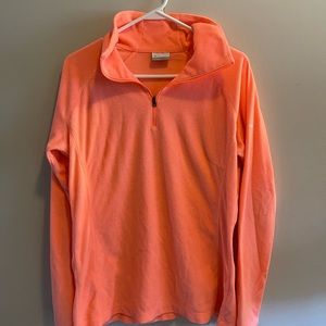 Size L Neon Pink Lightweight Pullover from Columbia